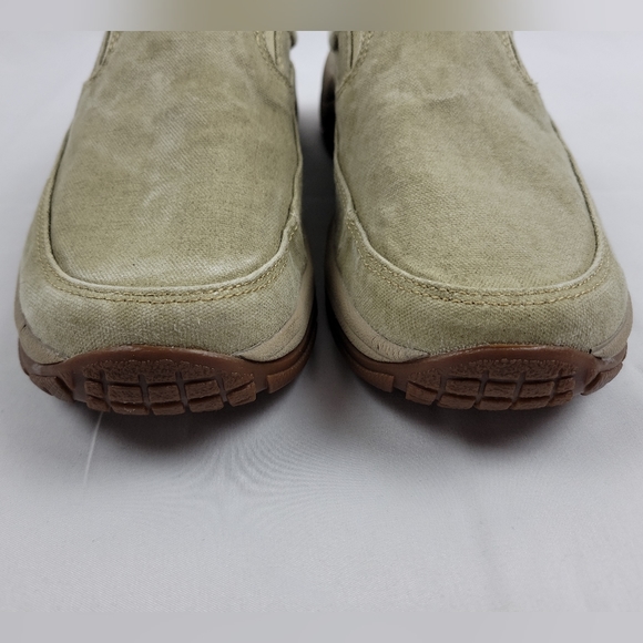 LL Bean Canvas Mule Shoes Womens 7.5M Khaki-Green - Picture 8 of 12